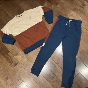 NEXT DIRECT. • Kids Colorblock Sweatshirt and Joggers Set